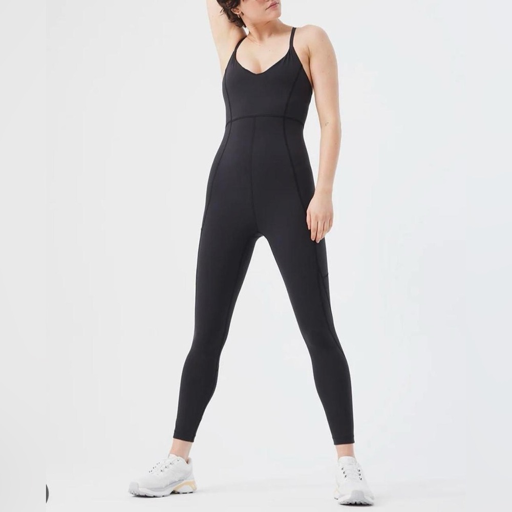 Outdoor Voices Zoom Full Length Bodysuit Size Small NWOT
